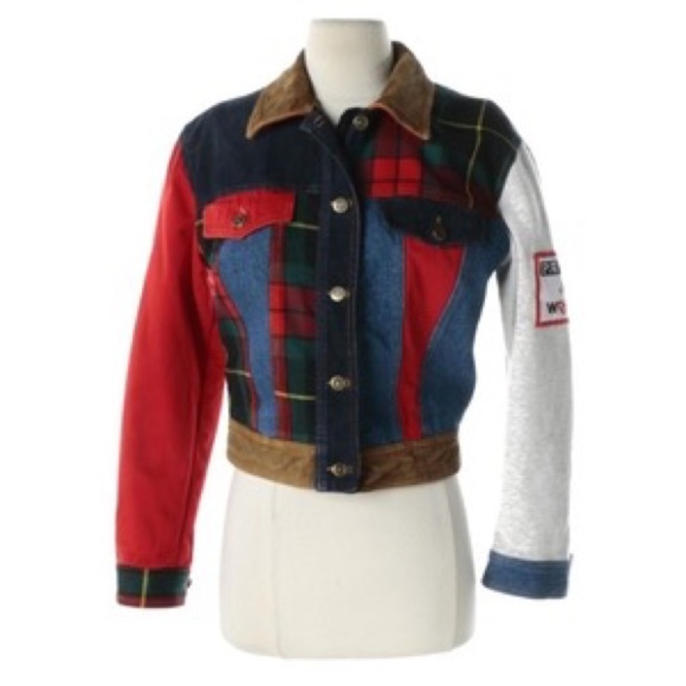 Moschino Jeans Patch and Work Jacket Size 8